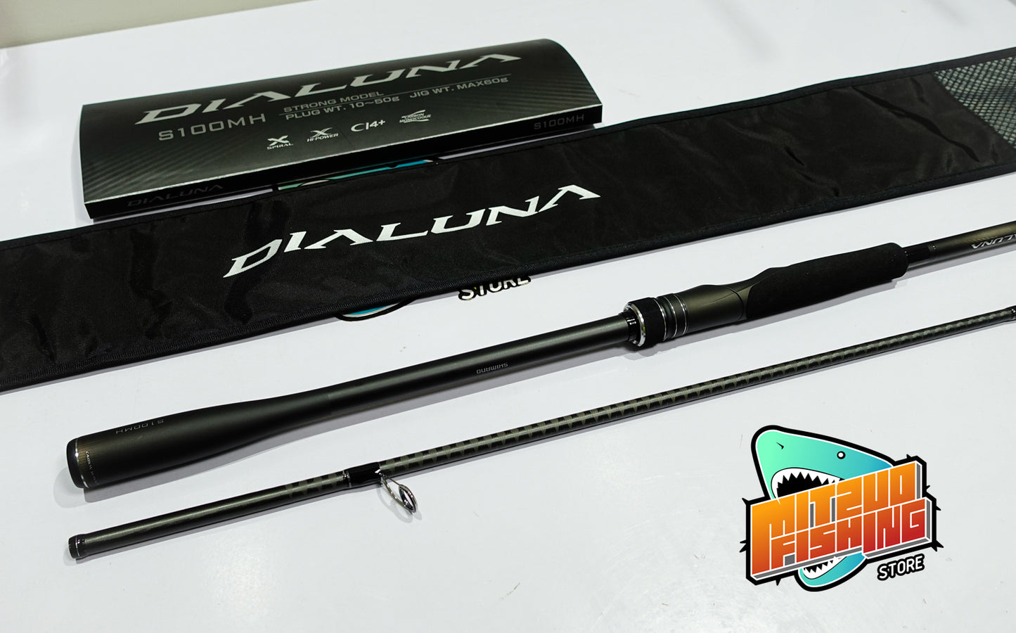 Shimano 2023 DIALUNA S100MH   Caña de pescar Spinning
